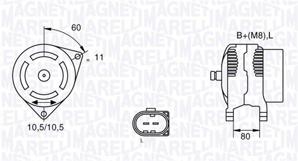 MAGNETI MARELLI Laturi 063533251220